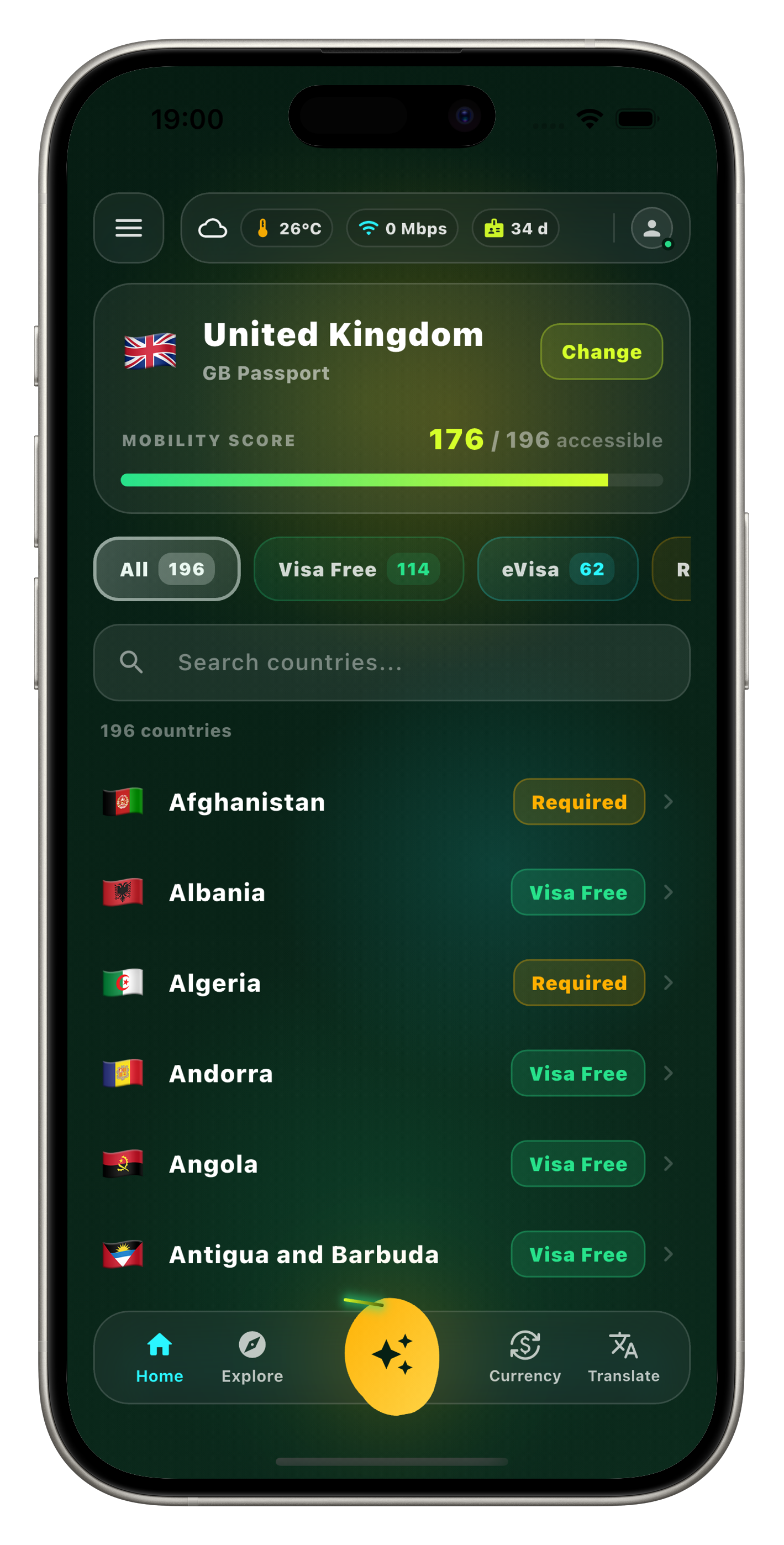 Visa requirements for UK passport
